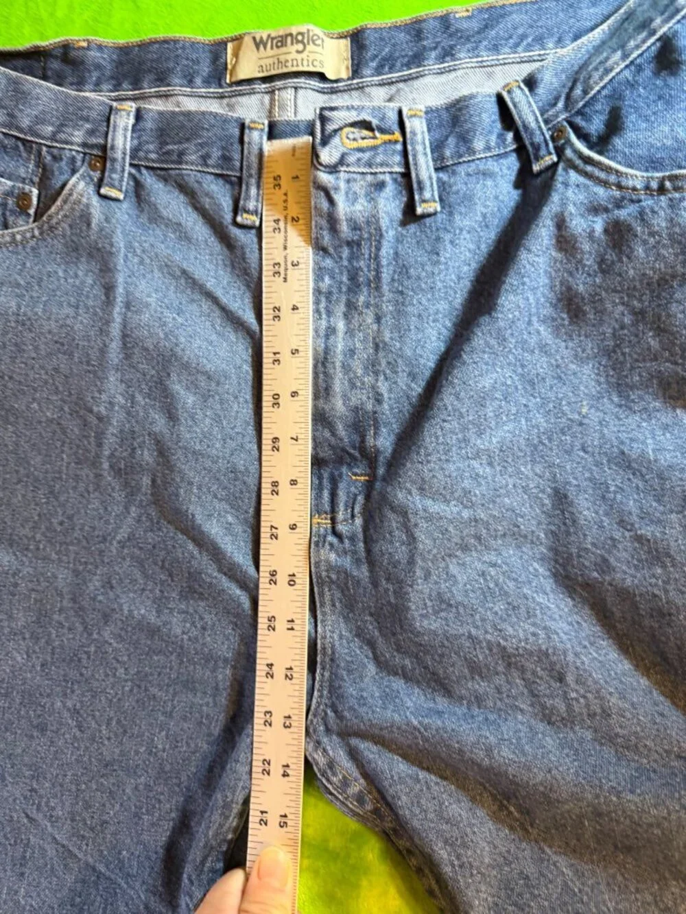 Wrangler Authentics Blue Denim Shorts Size 44